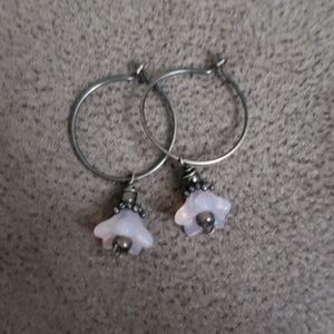 Jewelry - Handmade flower earrings Jewelry - Handmade flower earrings